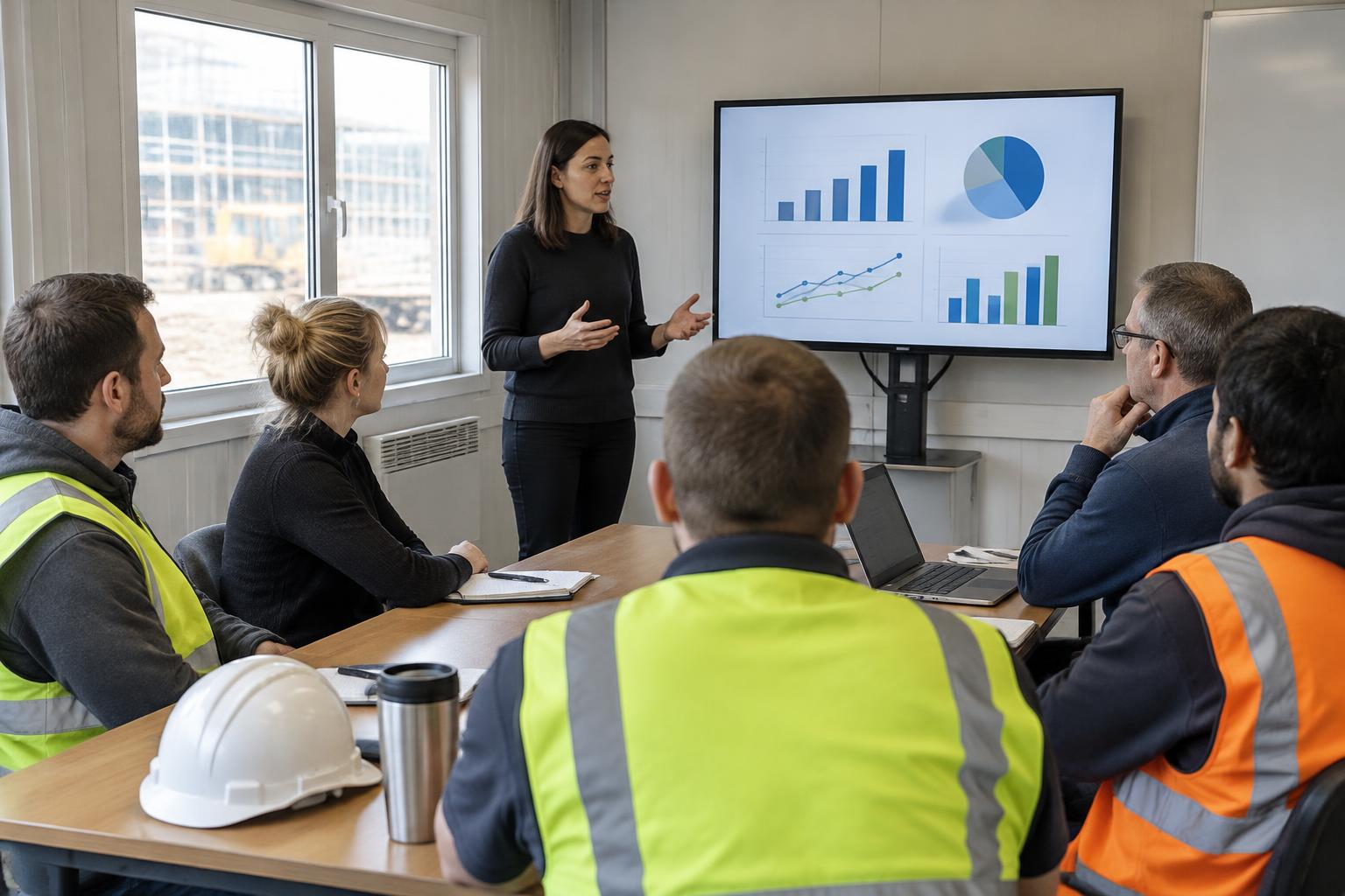 Role-based construction software training session
